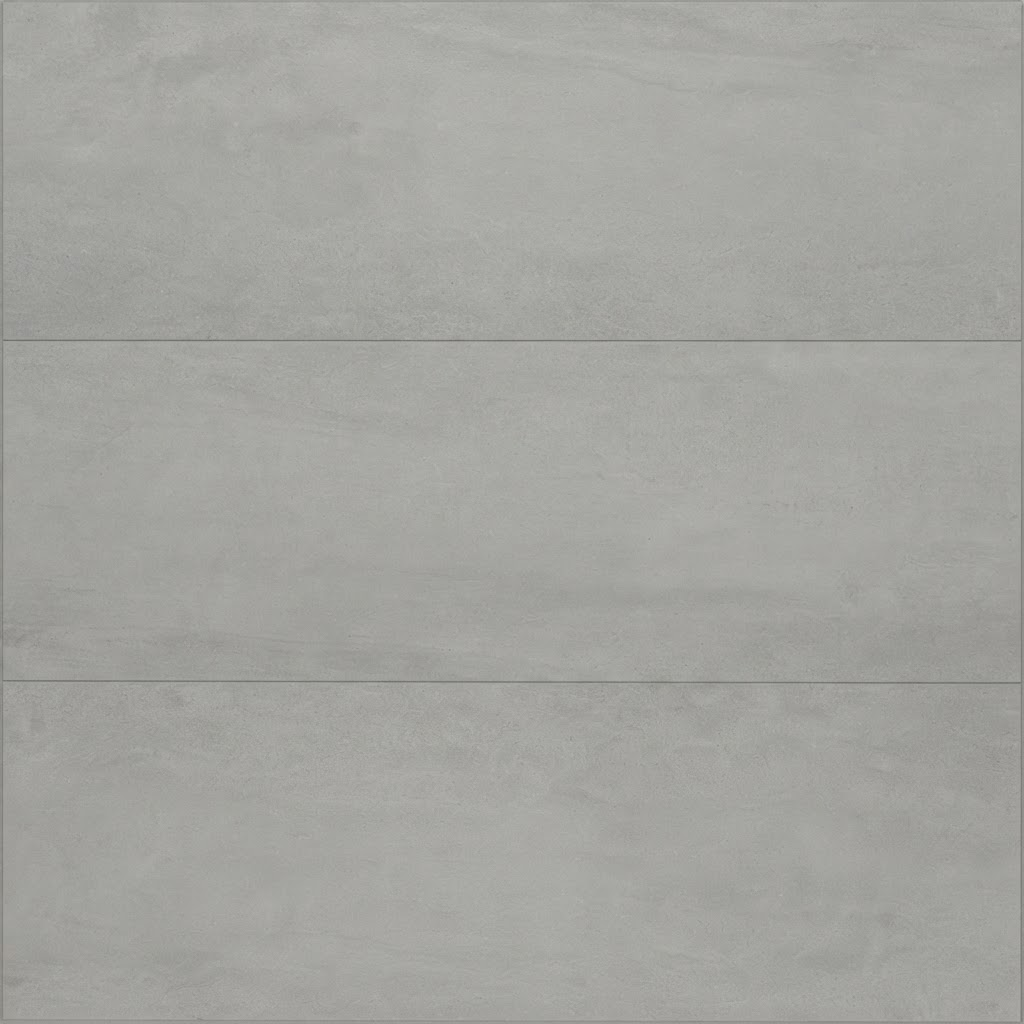 Silver Concrete luxury vinyl plank floor