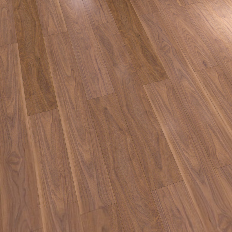 Walnut Brown luxury vinyl plank floor